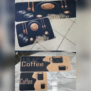 2pcs Rubber Bottom Kitchen Mat