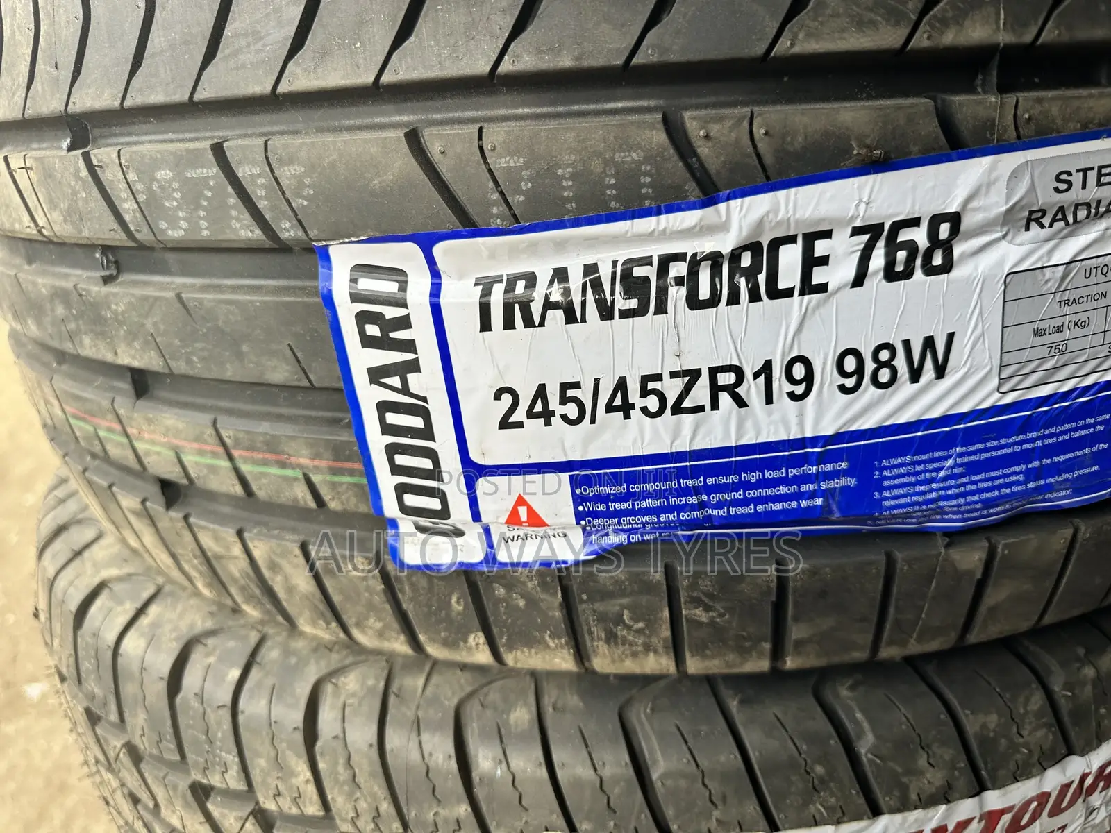 245/45r19 Goodard