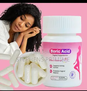Boric Acid Vaginal Suppositories 600mg - 30 Capsules