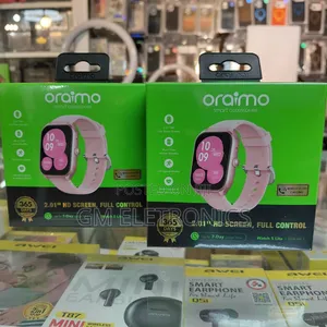 Oraimo Watch 5 Lite-2.01" HD Display, Bluetooth Calling Stylish Watch