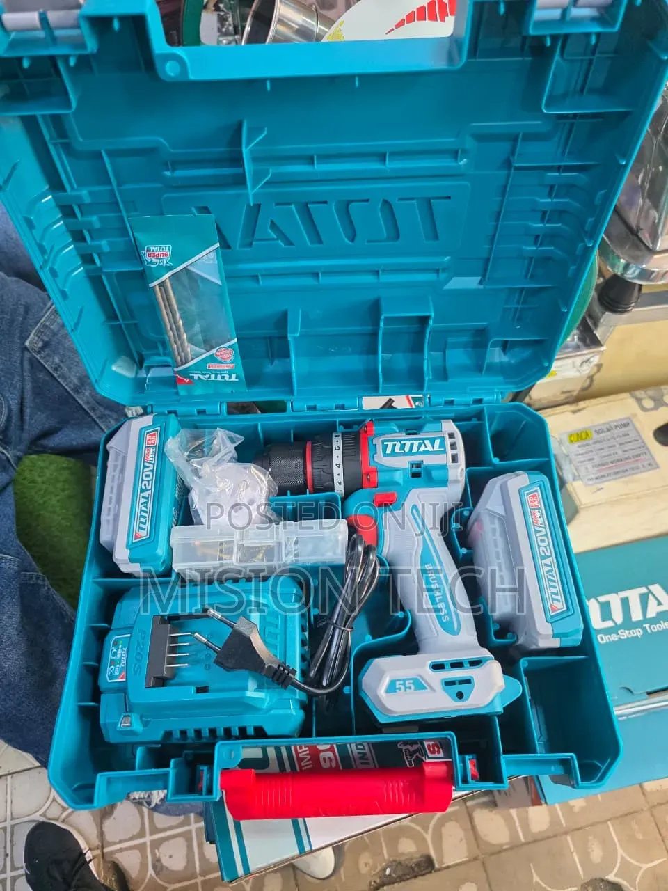 Total Cordless Drill 20v 55nm 