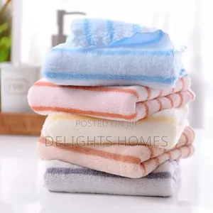 5 PC Super Absorbent Coral Fleece Microwave Towel_ko