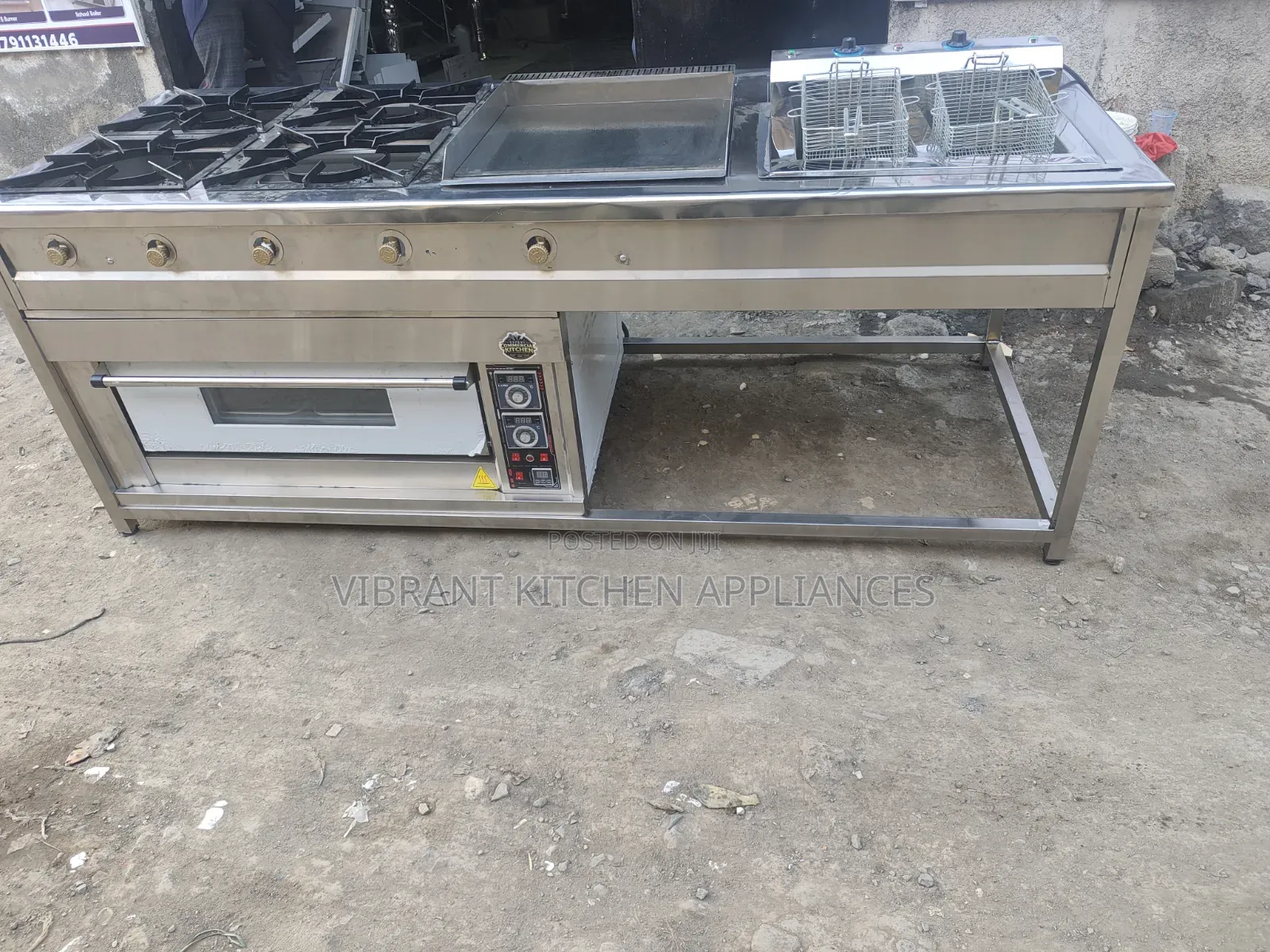 Stainless Steel Cooking Station