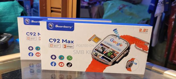 Smartberry C92 Max 4G Android Smart Watch SIM 3 Straps 2.2 HD - thumbnail 2