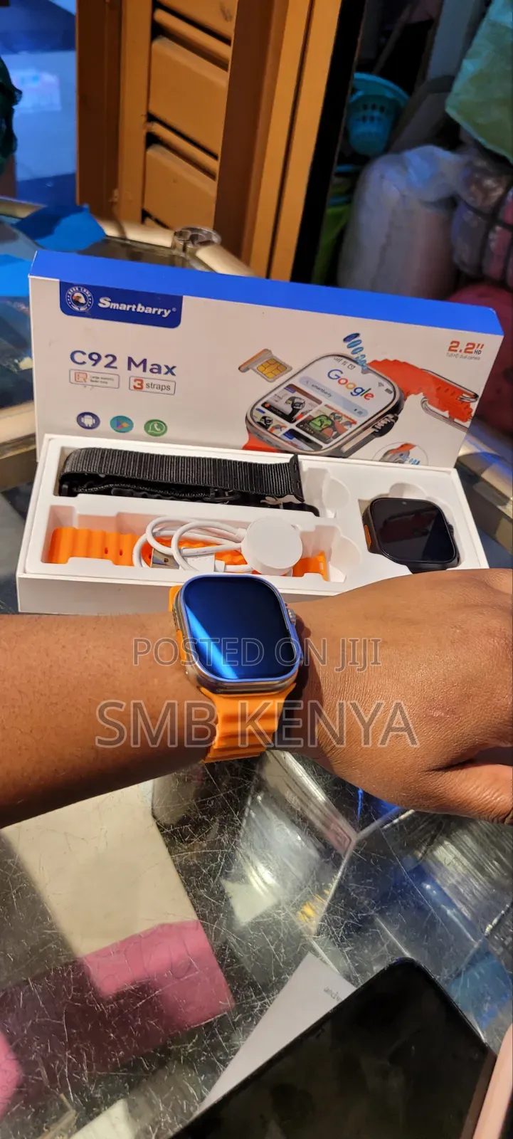 Smartberry C92 Max 4G Android Smart Watch SIM 3 Straps 2.2 HD