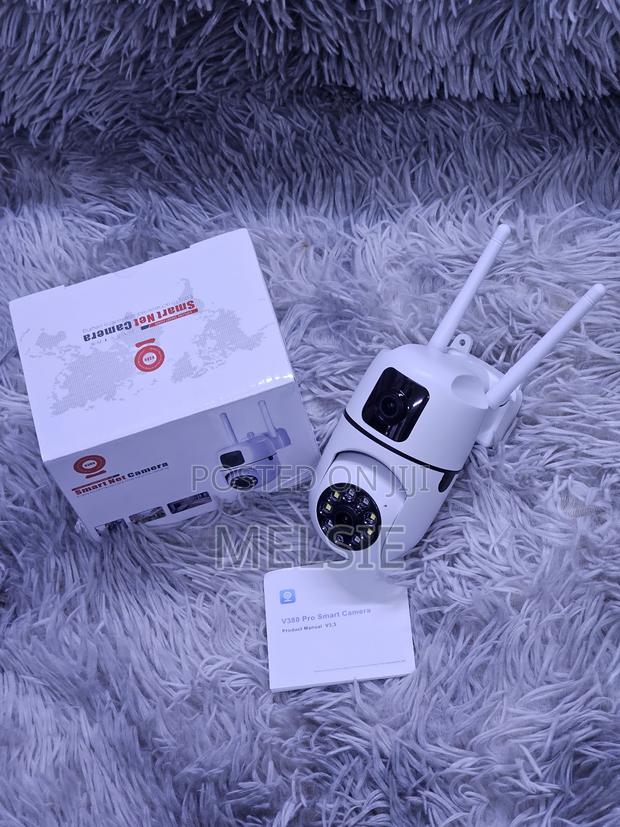 Wall Mountable V380 WiFi Dual Lens PTZ Security Camera