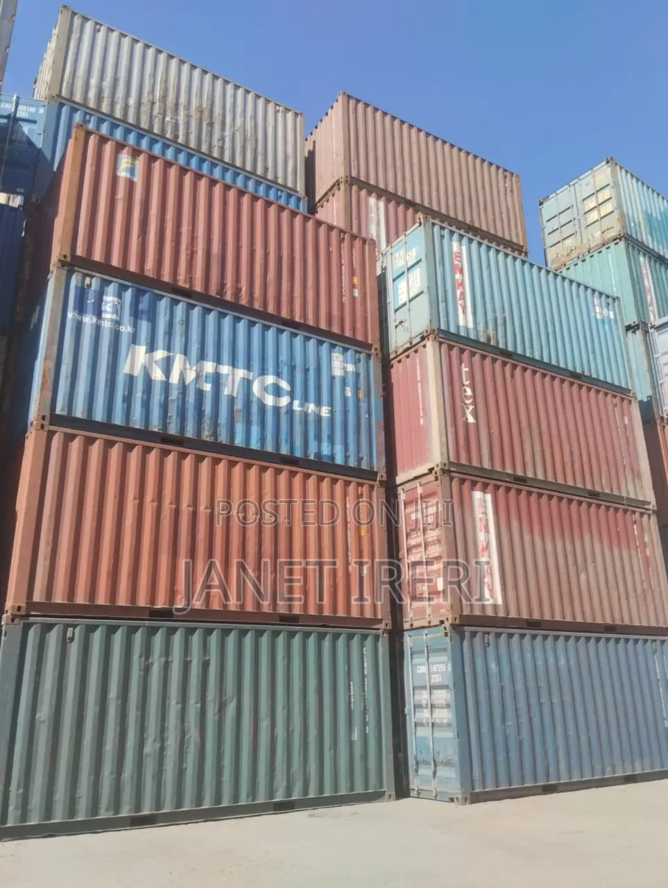 20ft Container Ready for Immediate Delivery