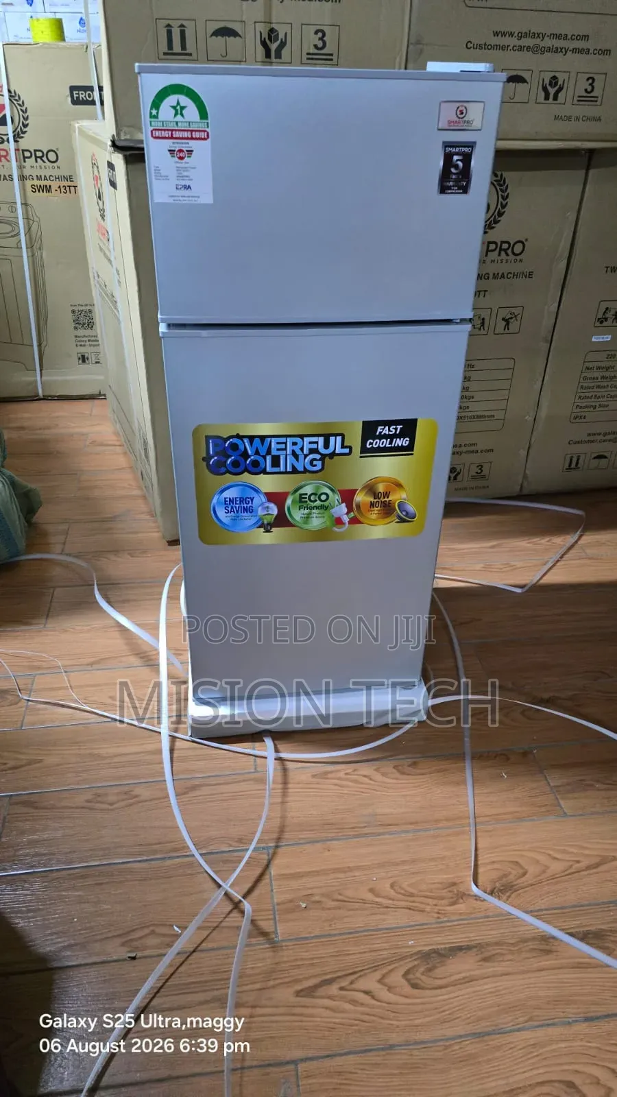 Smartpro 95L Double Door Fridge **
