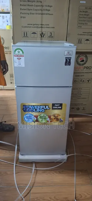 Smartpro 95L Double Door Fridge **