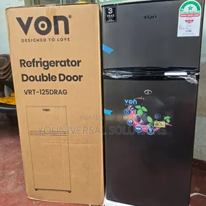 Von 2 Door Refrigerator 125Litres Direct Cool