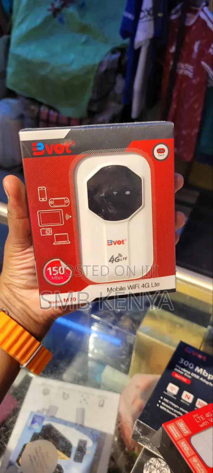 BVOT M70 4G LTE Mobile WiFi Hotspot Router (150Mbps)