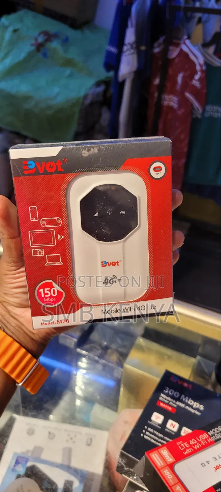 BVOT M70 4G LTE Mobile WiFi Hotspot Router (150Mbps)