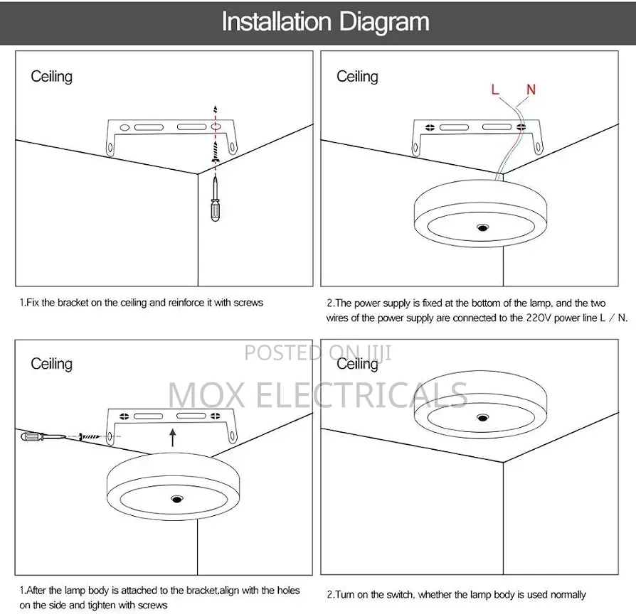Ceiling Light Motion Sensor