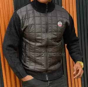 Quilted Full-Zip Sweater Jacket