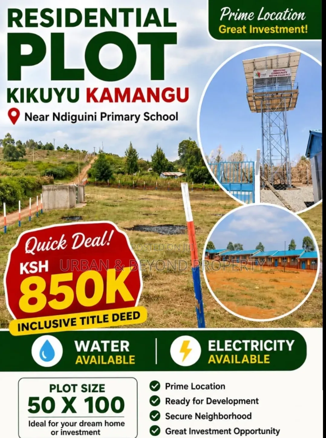 Prime( 50 by 100ft)Plots for Sale- In a Gated Estate Setup