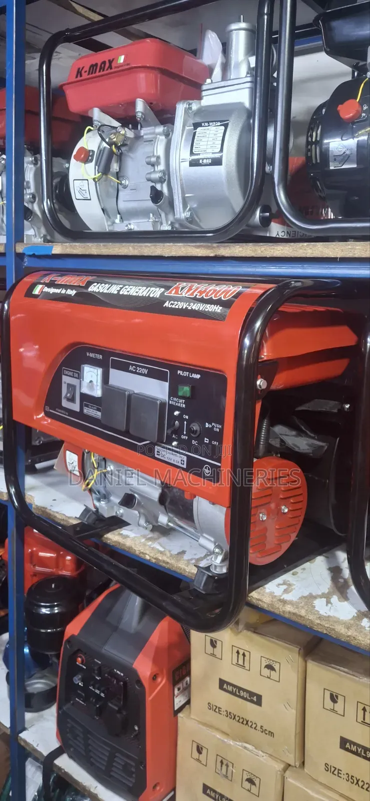 Kmax Petrol Generator 5kva Keyless Km4600