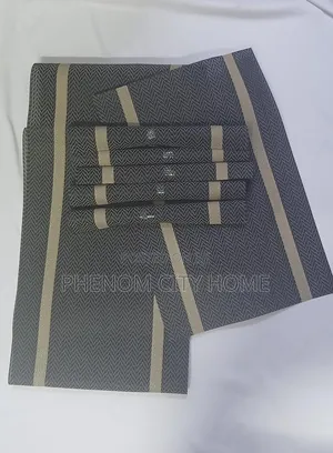 A Set of Mats With Table Runner Available