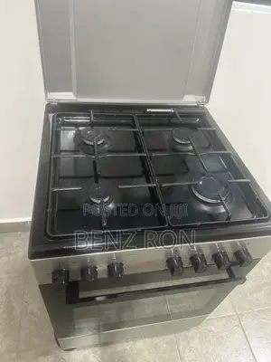 Von 4-Burner Gas Cooker With Oven Grill – Grey