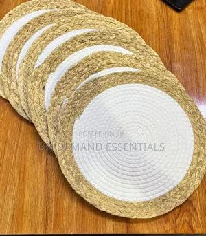 6 PCS Cotton Rope Woven Straw Mats
size 35 Cm