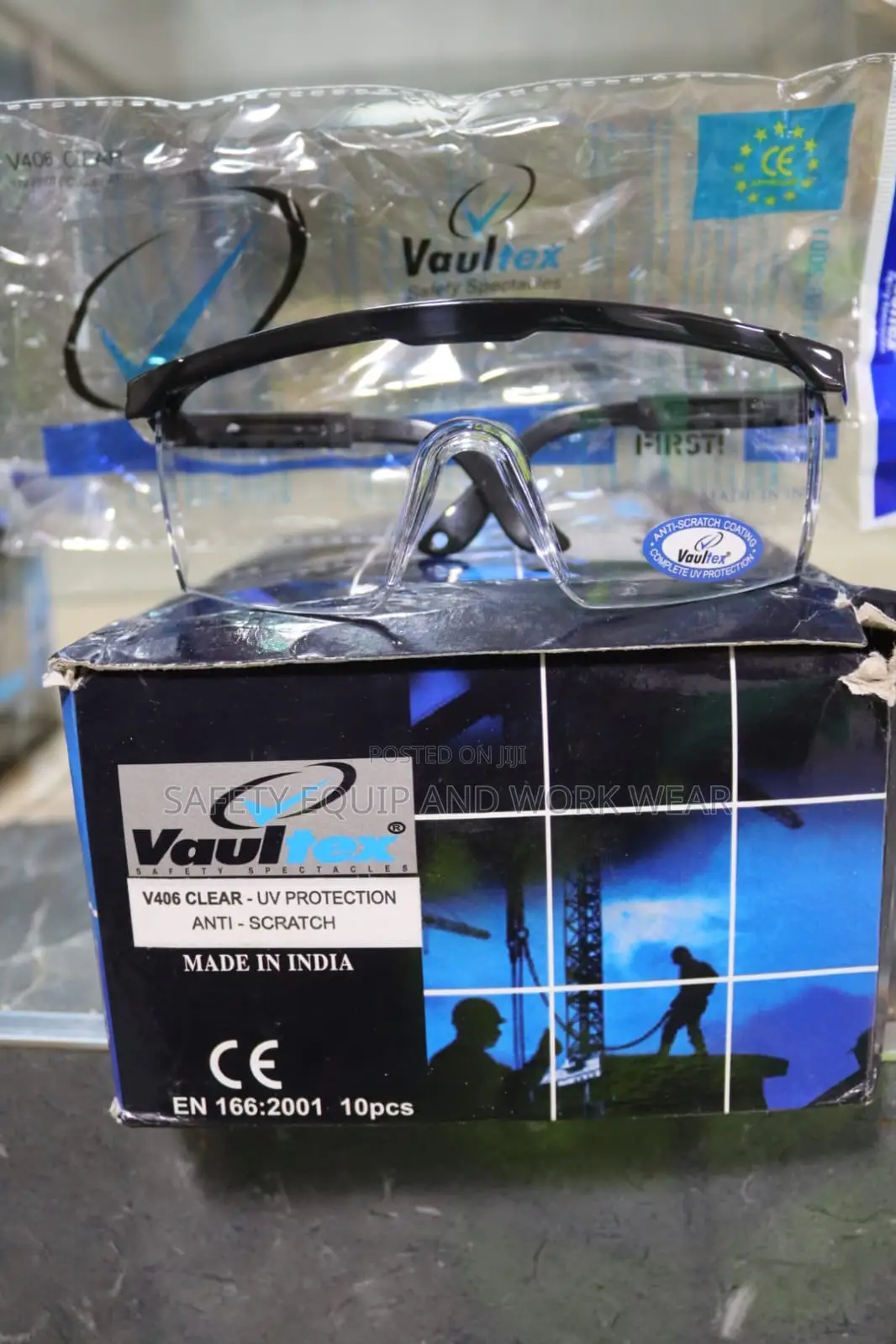 Vaultex Safety Glasses Clear(V406)