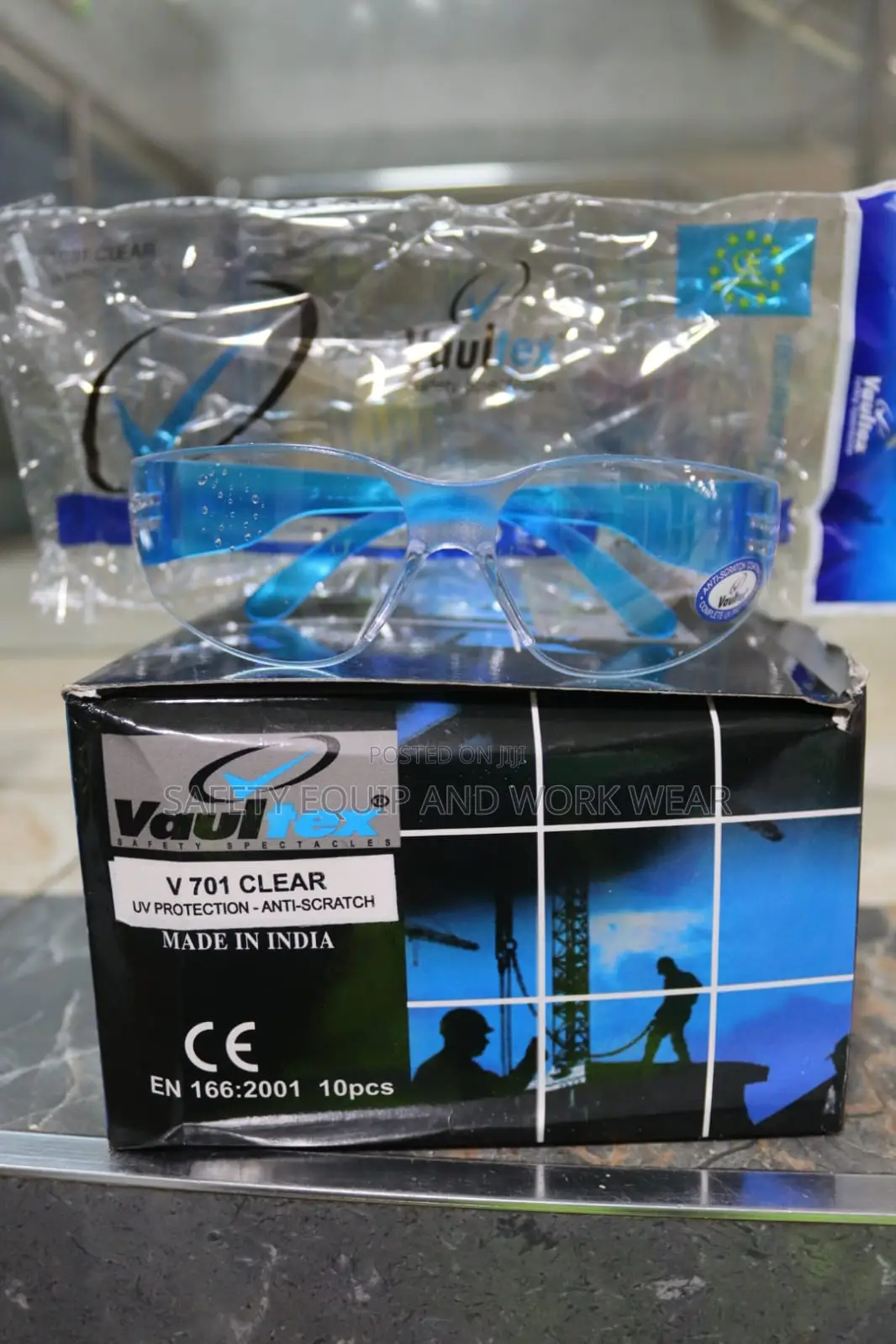 Vaultex Safety Glasses Clear (V701)