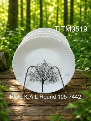 10.5 Inches Round Ceramic Plate(Tree Plate)