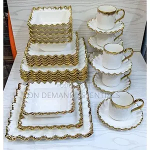 Flare Gold Dinner Set 
30 PCs Set