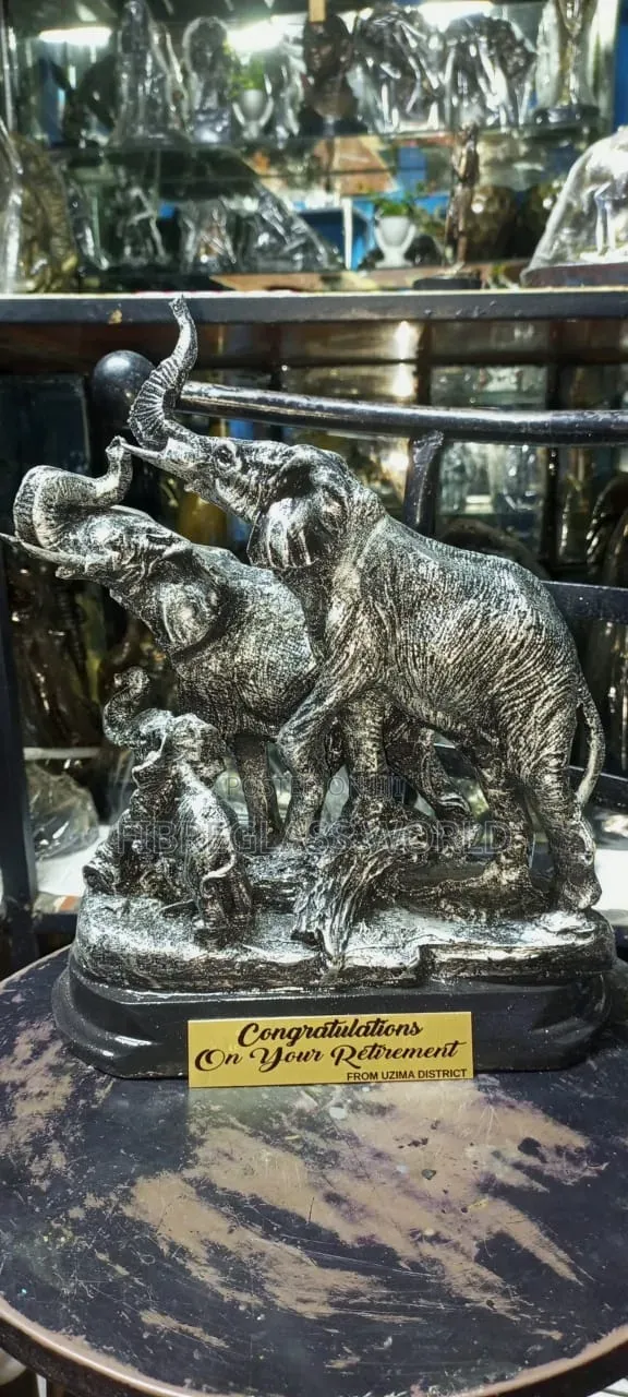 Elephant Family Sculptures/Awards