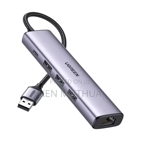 Ugreen Cm475 USB 3.0-to 3*USB Hub + Gigabit Converter