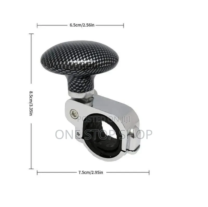 Power Handle Knob With Adjustable Metal Clamp That Atteches Securely