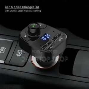X8 Bluetooth Modulator With Dual USB Port, Led Display,control Knob