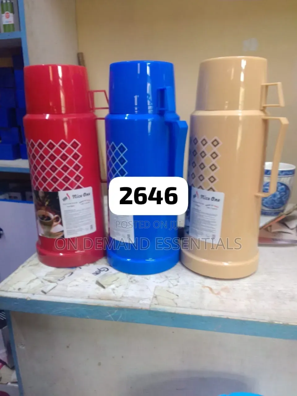 1.0l Vacuum Flask Checked Nice One