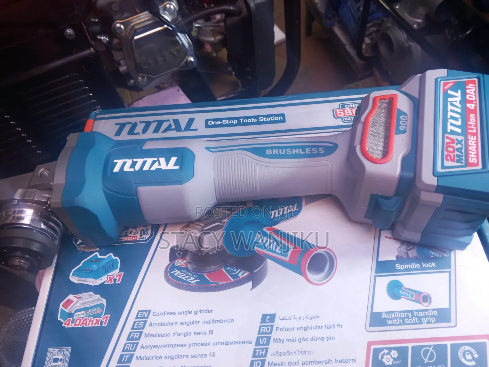 New Total Cordless Angle Grinder/ Total Cordless Grinder