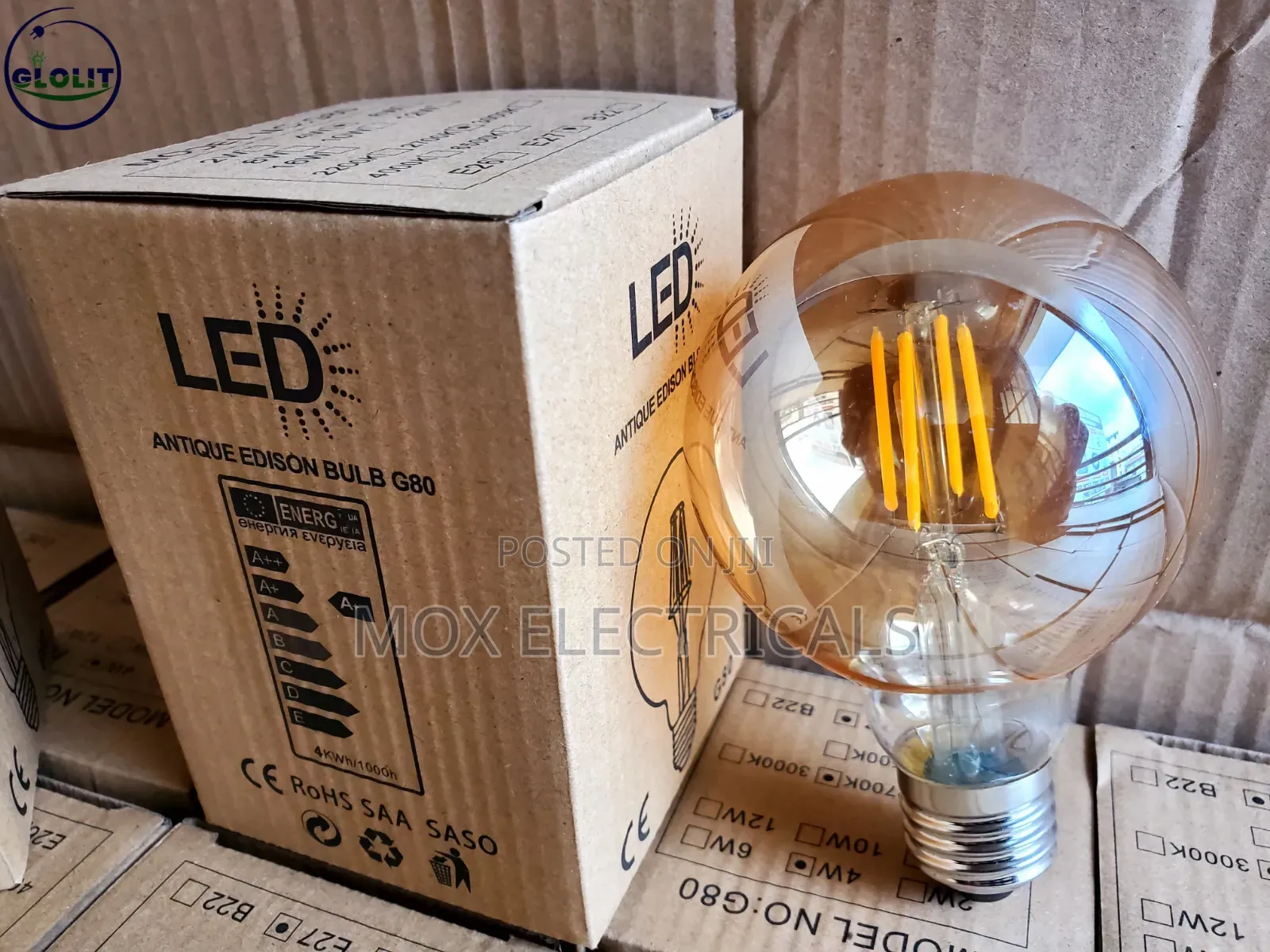 LED Filament Bulb 4 Watt E27 Warm White