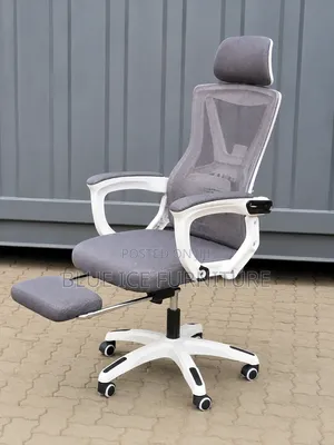 Office Chair;Ergonomic Mesh Office Chair With Footrest Headrest