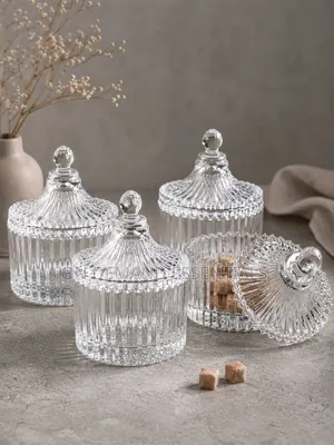 Classy Glass Sugar Dish