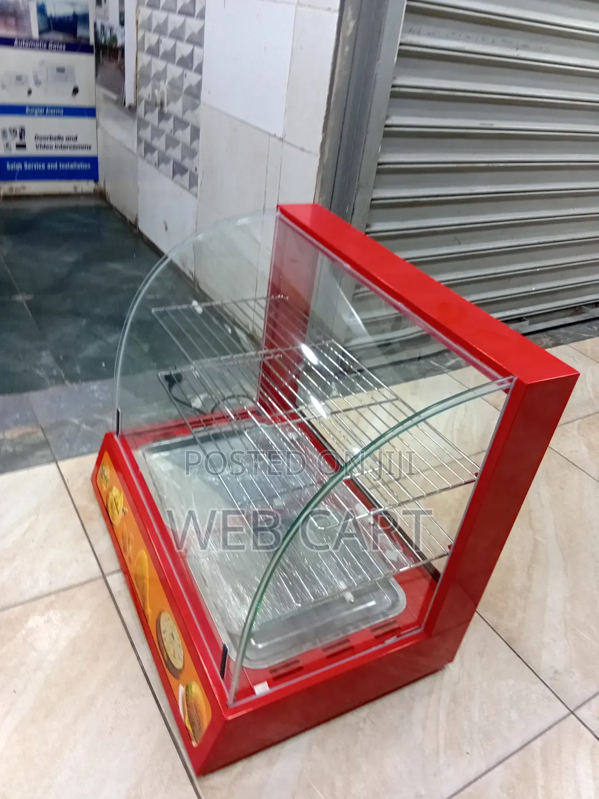 Hot Food Display Cabinet With 2 Trays