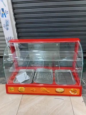 Electric 3 Plate Food Display Cabinet