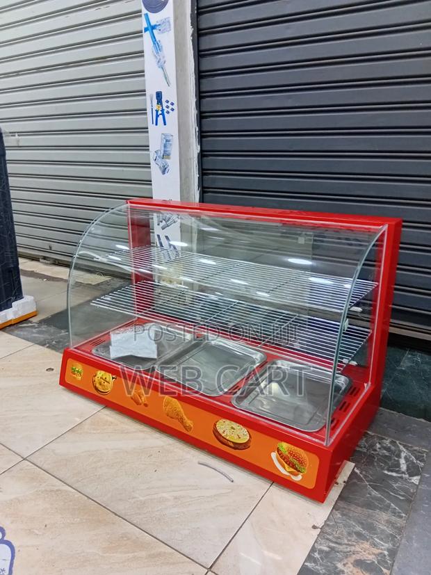 Glass Food Display Cabinet – 3 Plate - main view