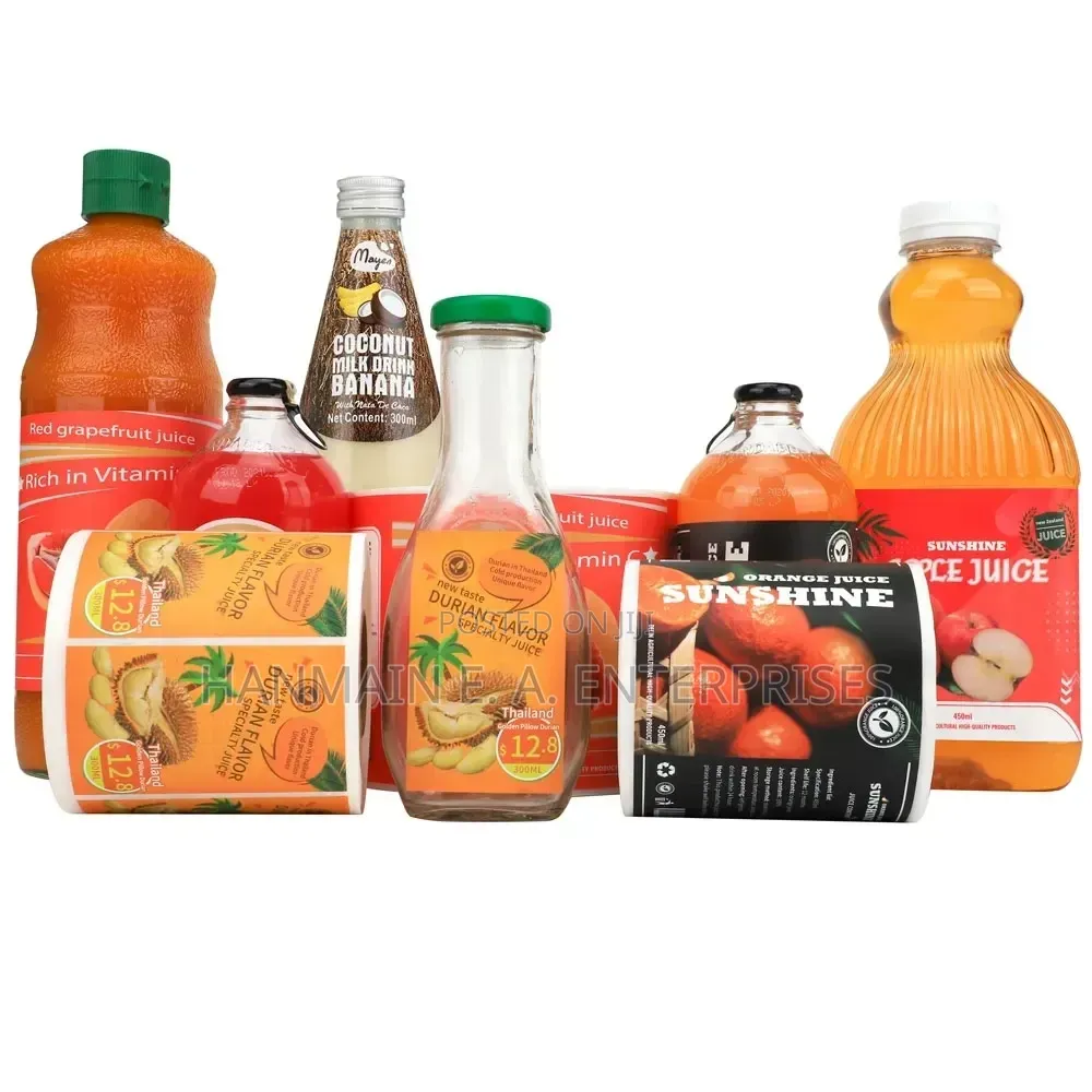 Honey, Oil, Perfume, Body Lotion and Other Stickers Labels