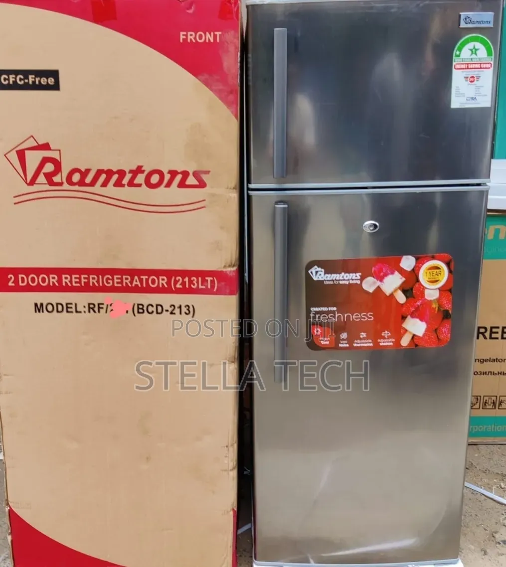 Ramtons RF/244- 2 Door Direct Cool Fridge - 213 Liters