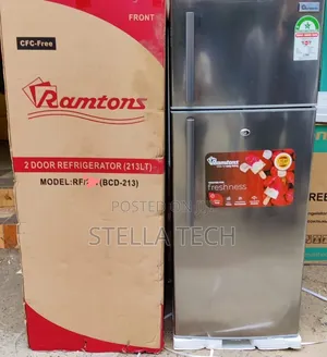 Ramtons RF/244- 2 Door Direct Cool Fridge - 213 Liters