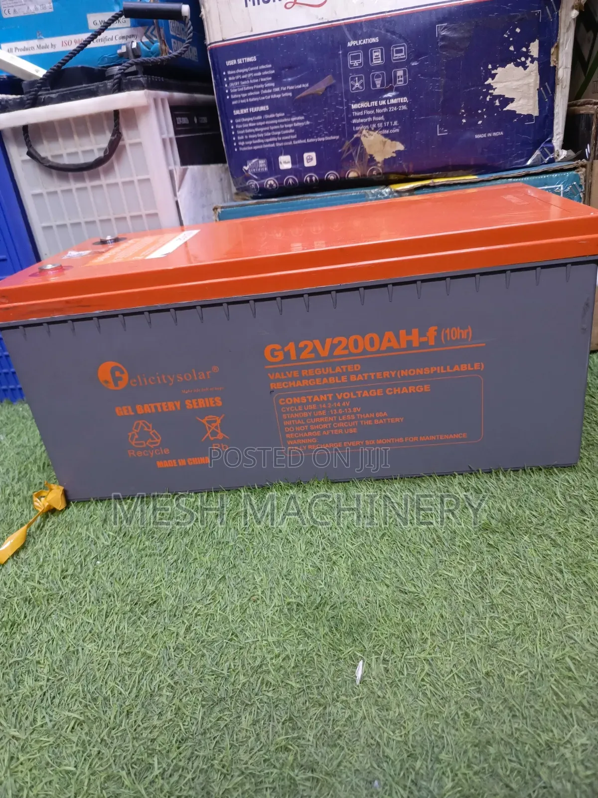 Felicity Solar Gel Battery 12V200ah (10HR)