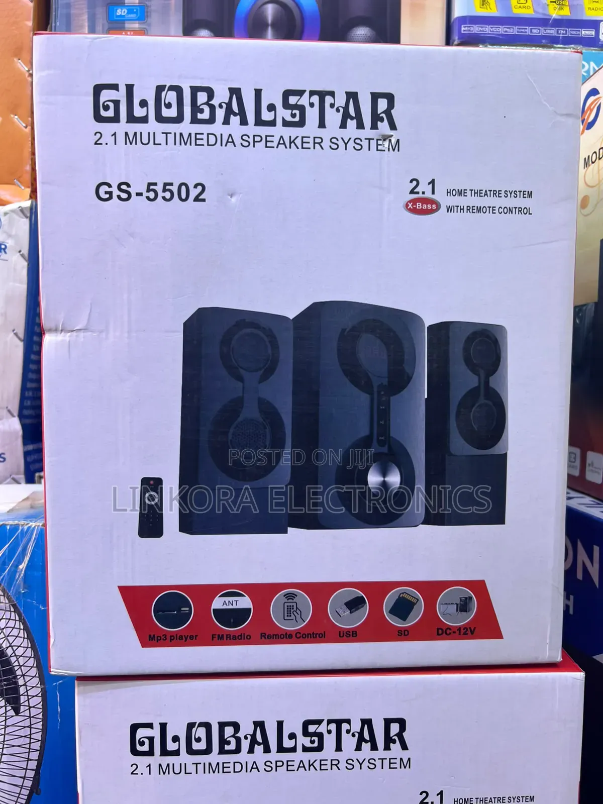 Globalstar GS-5502 2.1 Multimedia Speaker System