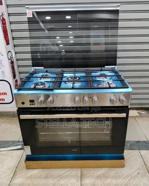 60*90 Haier 5 Gas Standing Cooker With Electric Oven and Wok Burner