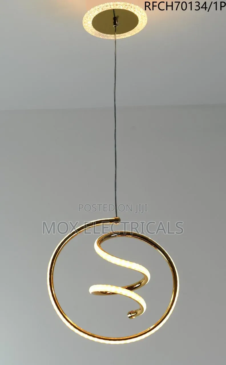 Spiral Loop LED Pendant Light