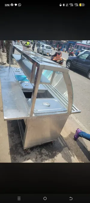 Combined Bain Marie With Working Table