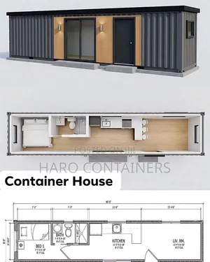 40ft Steel One Bedroom Container