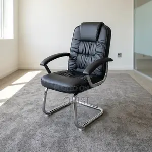 Office Chair; Director's Leather Visitor's Chair