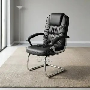 Office Chair; Director's Leather Visitor's Chair